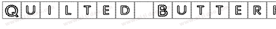 Quilted Butterfly字体转换
